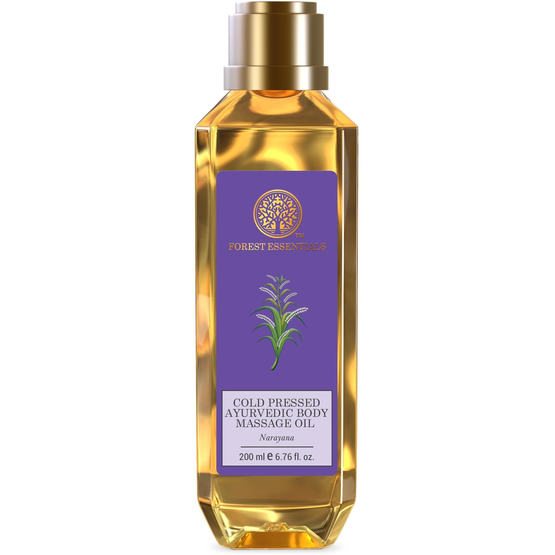 Forest Essentials Narayana Ayurvedic Body Massage Oil, 200ml