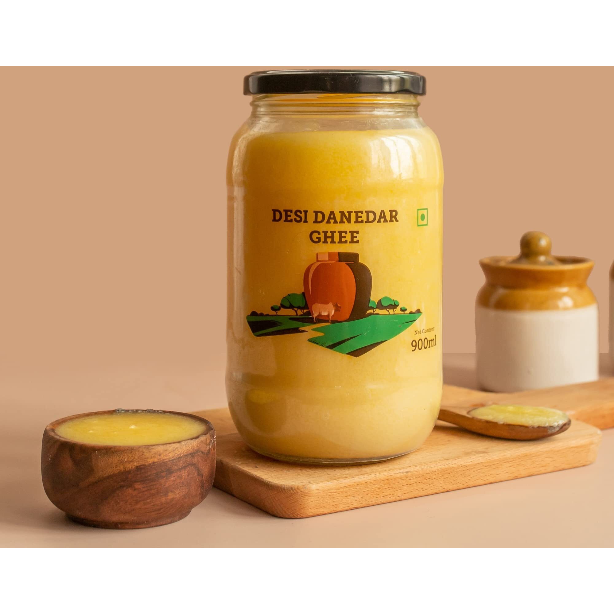 Country Delight Desi Danedar Ghee 900 Ml | Cow Ghee Pure (Pack Of 1)
