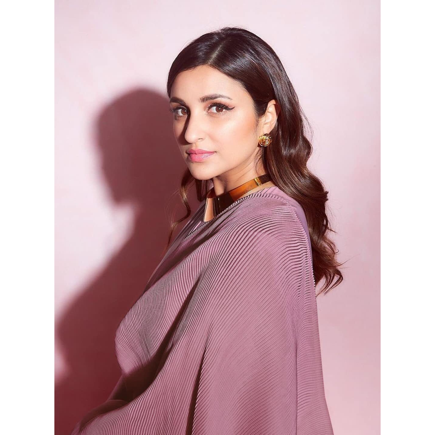 Sidhidata Womens Woven Synthetic Saree With Blouse Piece (Parineeti Onion_Onion)