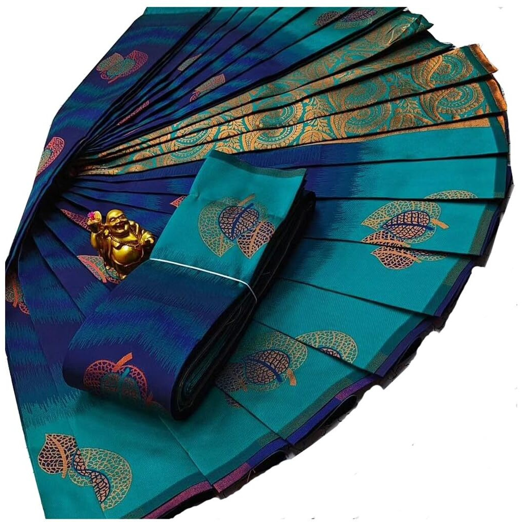 VJFASHION Women Paithani Soft Silk Saree With Blouse Piece_freesize