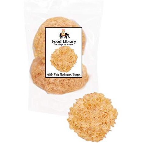 Food Library The Magic of Nature Dried Mushrooms (Snow/White Fungus, 75g)
