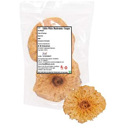 Food Library The Magic of Nature Dried Mushrooms (Snow/White Fungus, 75g)