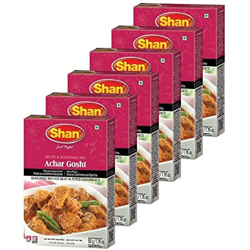 Shan Achar Gosht Masala, 1.76 oz  50 g, 6 Pack