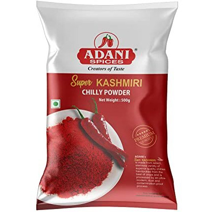 Adani Spices Chilli Powder Kashmiri (500 gm)