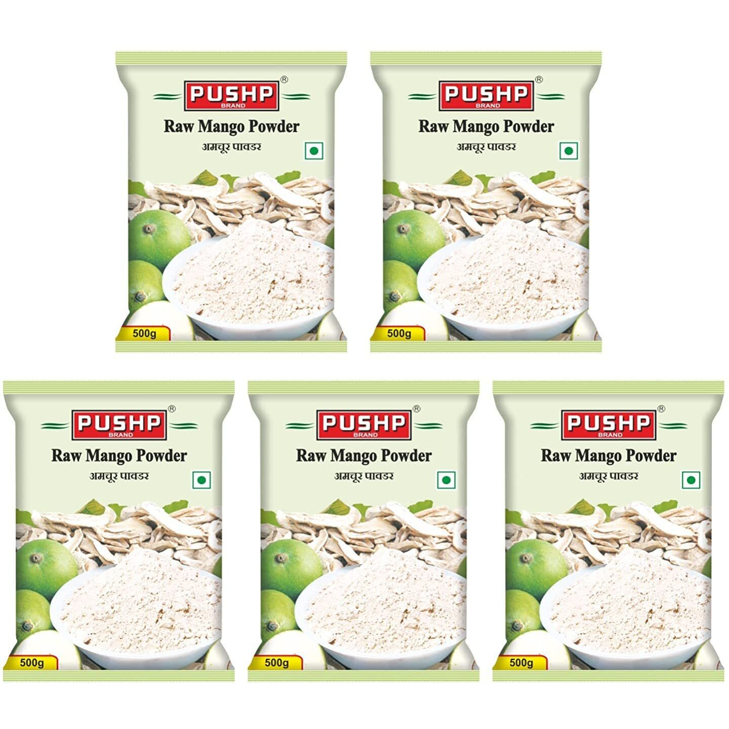 Pushp Mango Powder Amchur Powder (500g) (Pack of 5)