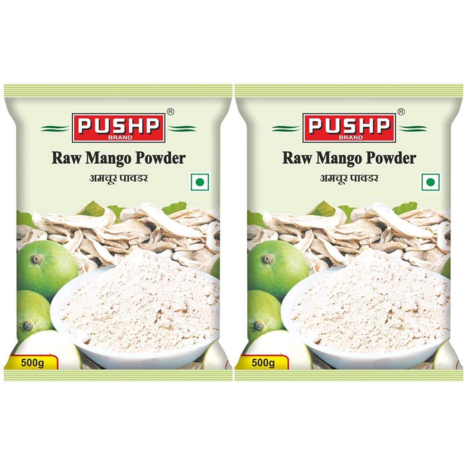Pushp Brand Mango Powder Amchur Powder (500G) (Pack Of 2)