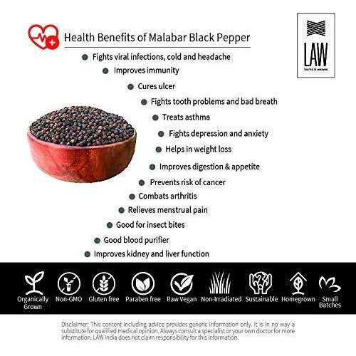 looms & weaves - Malabar Black Pepper (Homestead Produce) - 50 gm