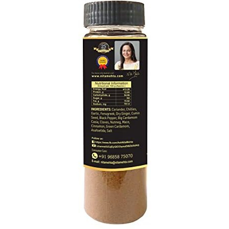 KITCHEN QUEEN NITA MEHTA Premium Biryani Masala 180g Make Varieties of Biryani | Make Briyani at Home with the help of Nita Mehta Biryani Recipe | 180g, 2 Pack