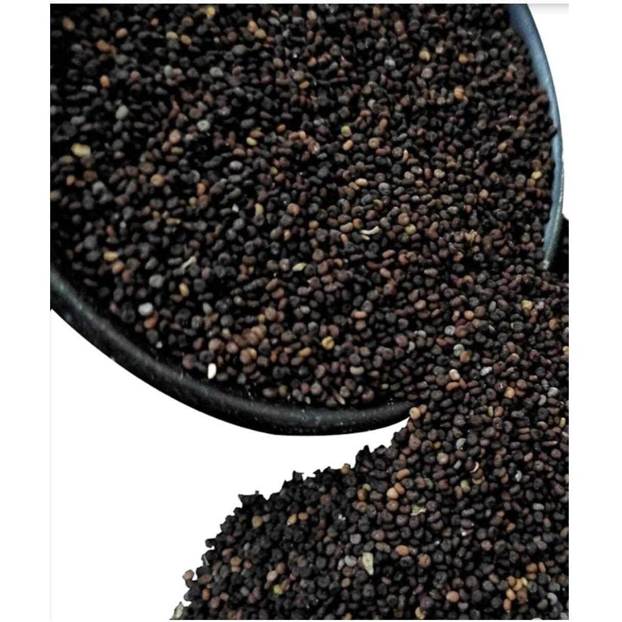 Mountain Bawarchi Jakhiya - 1 Kg | Black Jakhiya Seeds | Wild Mustard Seed | Rai Seeds | 500, Pack of 2