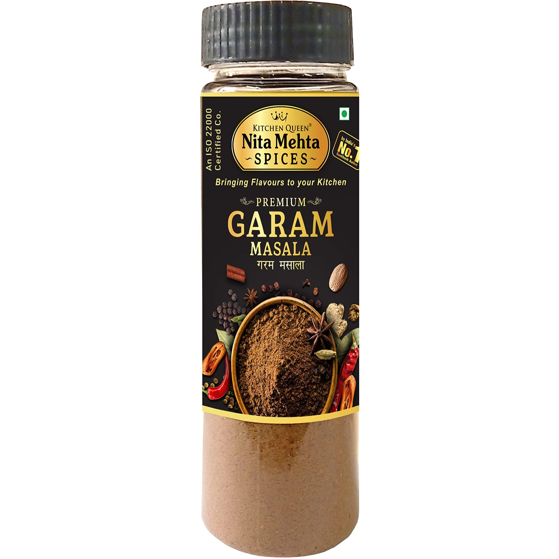 KITCHEN QUEEN NITA MEHTA Premium Garam Masala 180g | 2 Pack