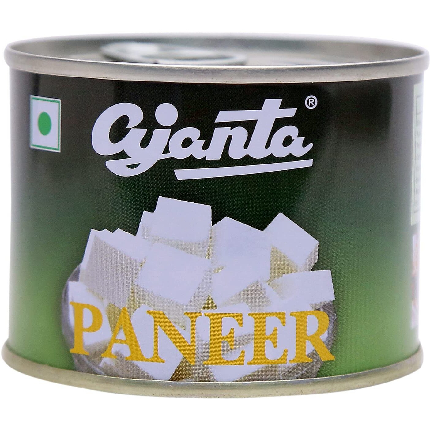 Ajanta Sterilized Canned Paneer (200g) - Pack of 6 (Easy Open Can) Shelf Life - 12 Months