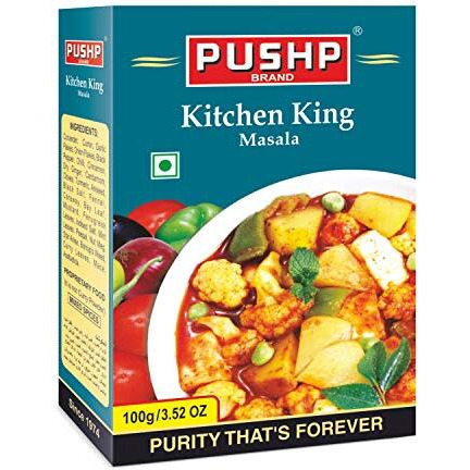 Pushp Brand Kitchen King (Pack Of 1, 100Gram Pack) (Pack Of 1), Vegetable Masala - Powder