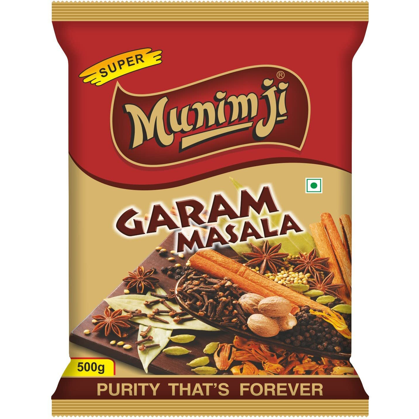 Pushp Brand Munimji Garam Masala Powder(500G) (Pack Of 1), Vegetable Masala