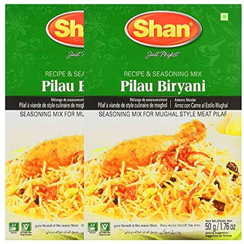 Shan Pilau Biryani Masala, 1.76 oz  50 g, 2 Pack