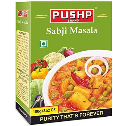 Pushp Brand Sabji Masala Box (Pack of 1, 100g Pack)
