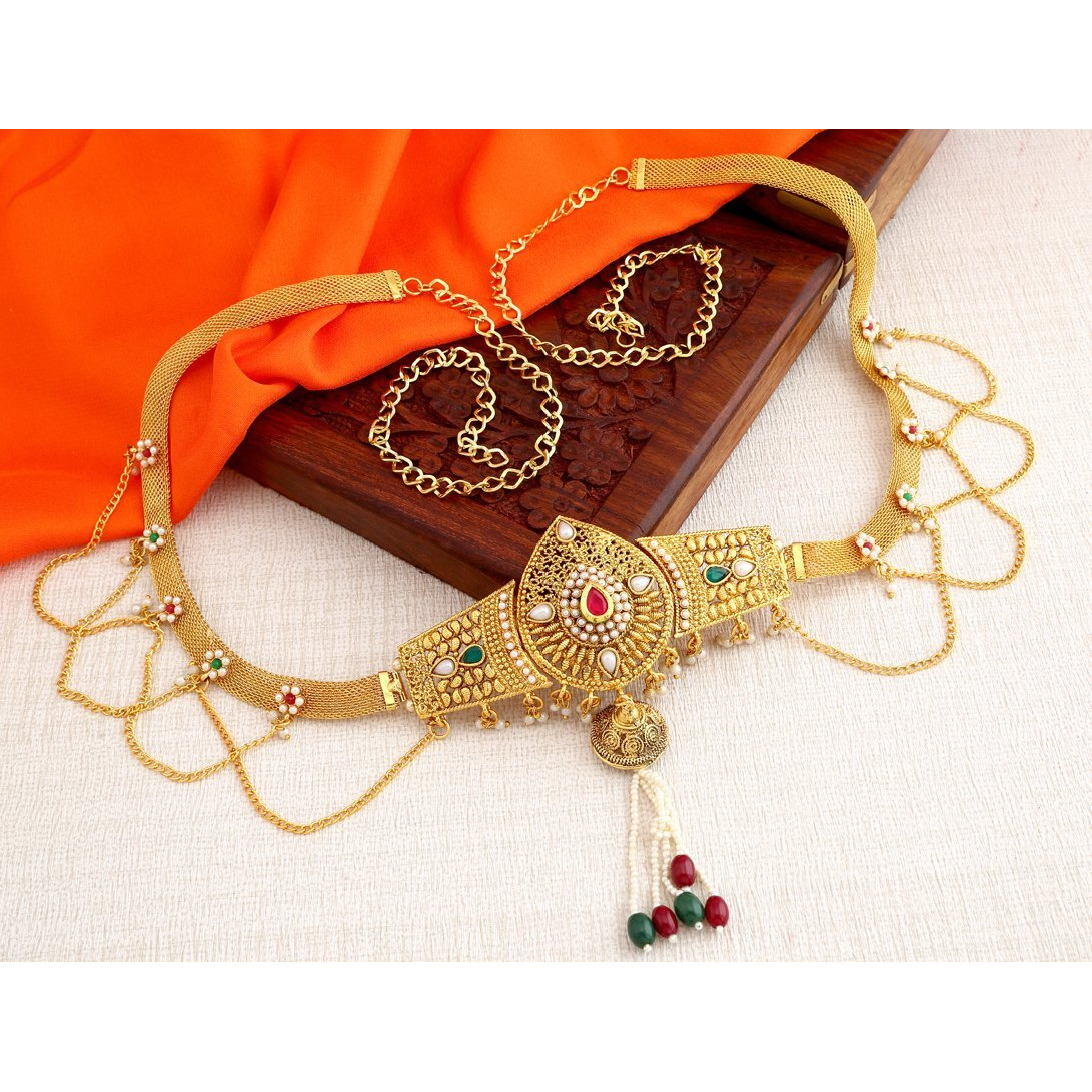Sukkhi Alluring Gold Plated Kamarband for women