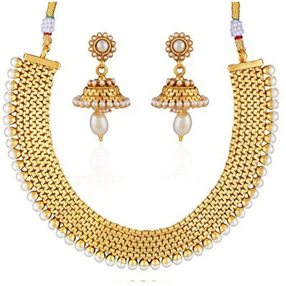 Sukkhi Modish Gold Plated Necklace Set For Women