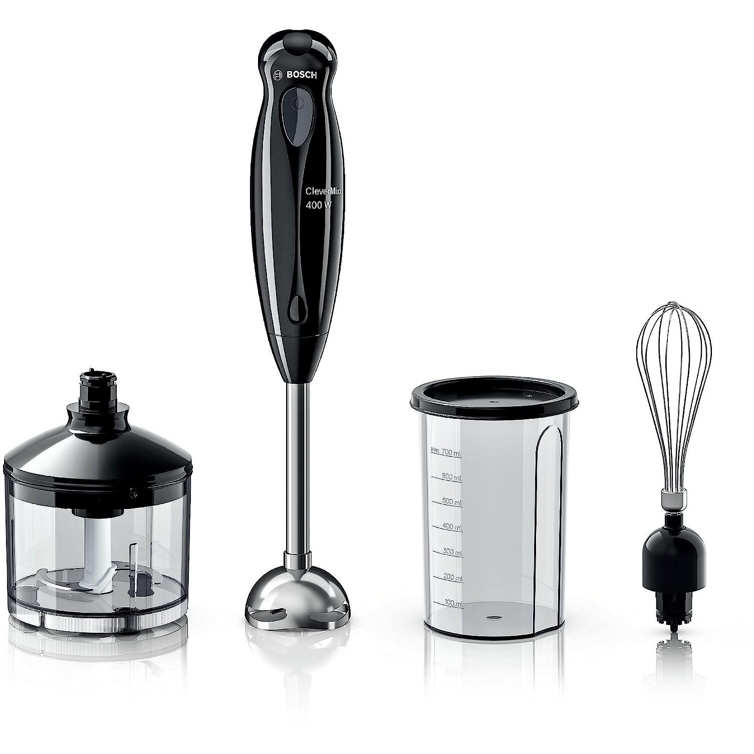 Bosch Stainless Steel Hand Blender,400 Watts, Black