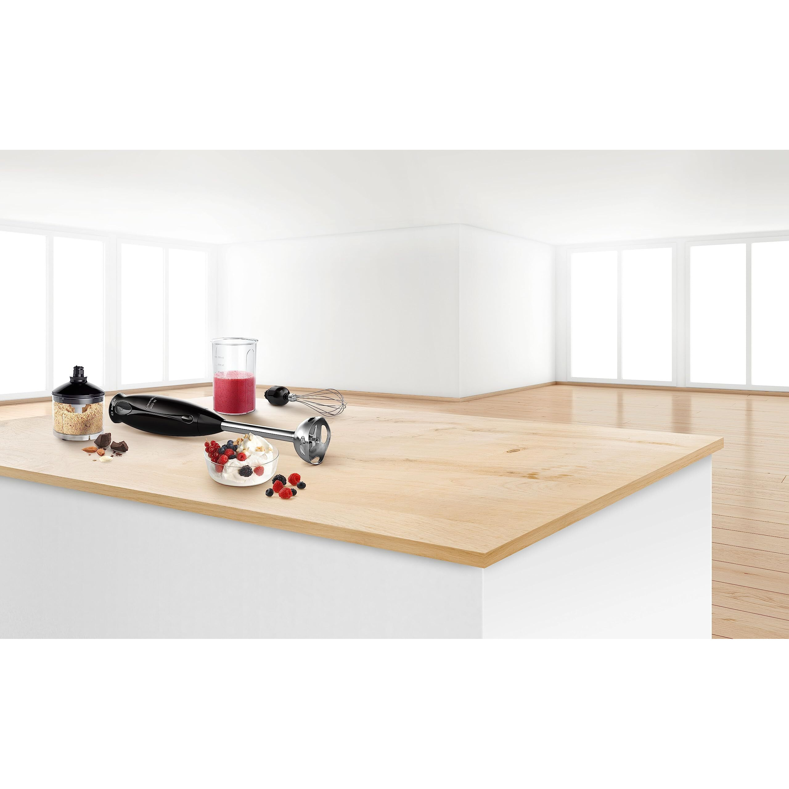 Bosch Stainless Steel Hand Blender,400 Watts, Black
