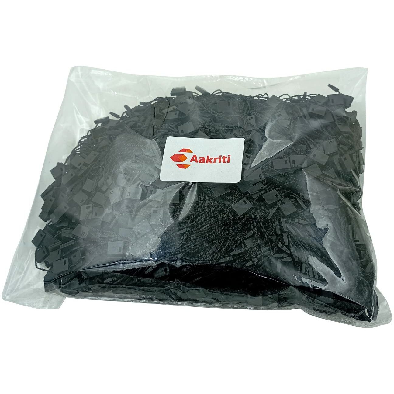 Aakriti Clothing Tag Hang Tag String for Garments 1000 Pcs/Dress Hang Tag String/Cords (Black)