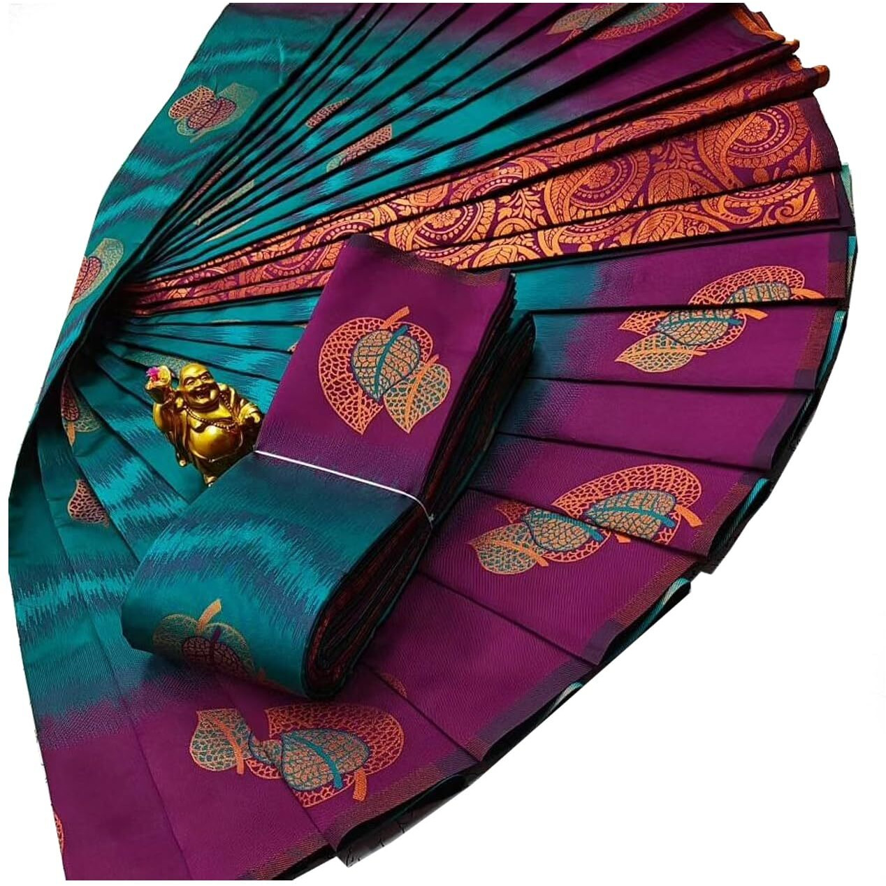 VJFASHION Women Paithani Soft Silk Saree With Blouse Piece_freesize
