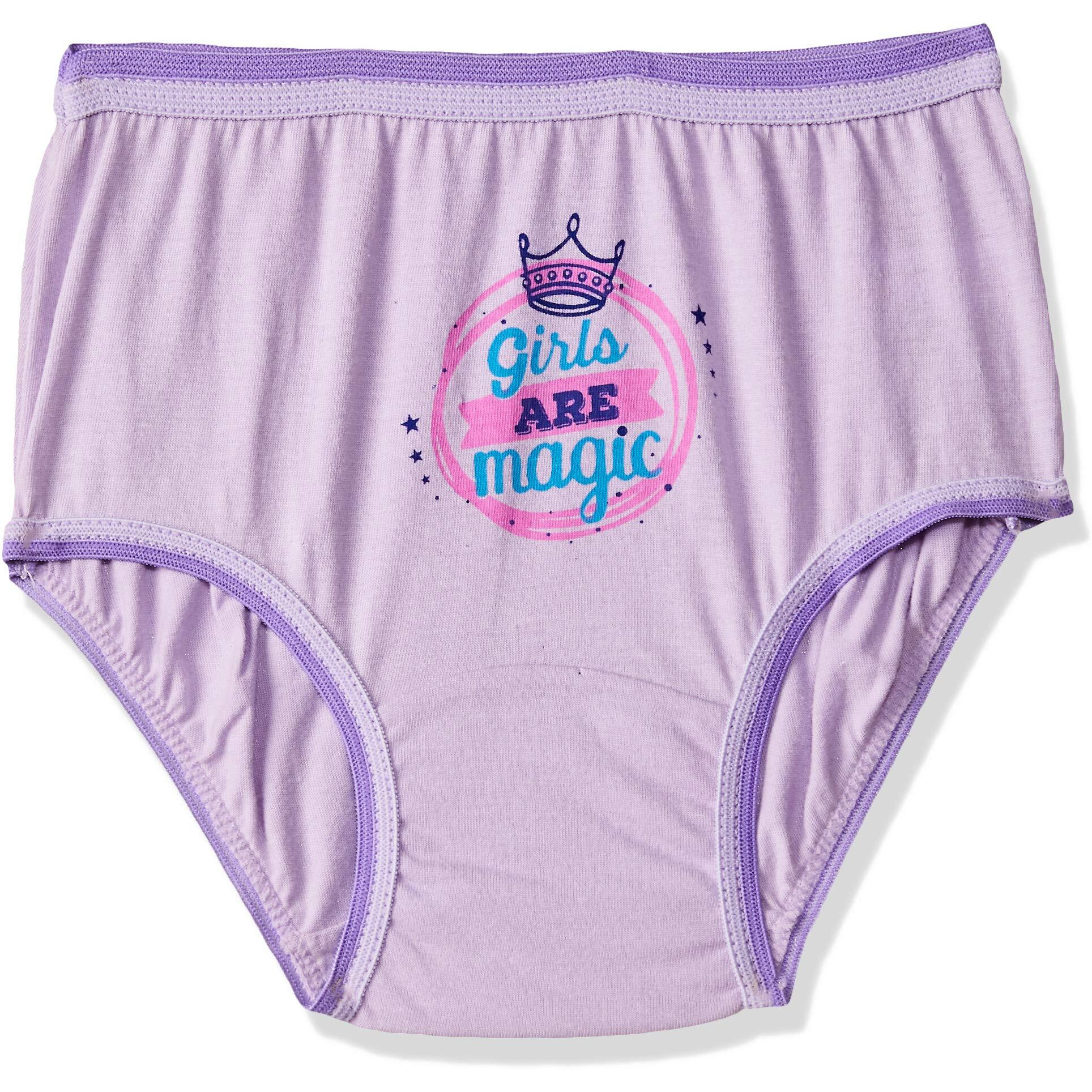 BODYCARE Girls Cotton Panties(Pack of 6) (E1800_Multicoloured_75_Multicoloured_9 Years-10 Years)
