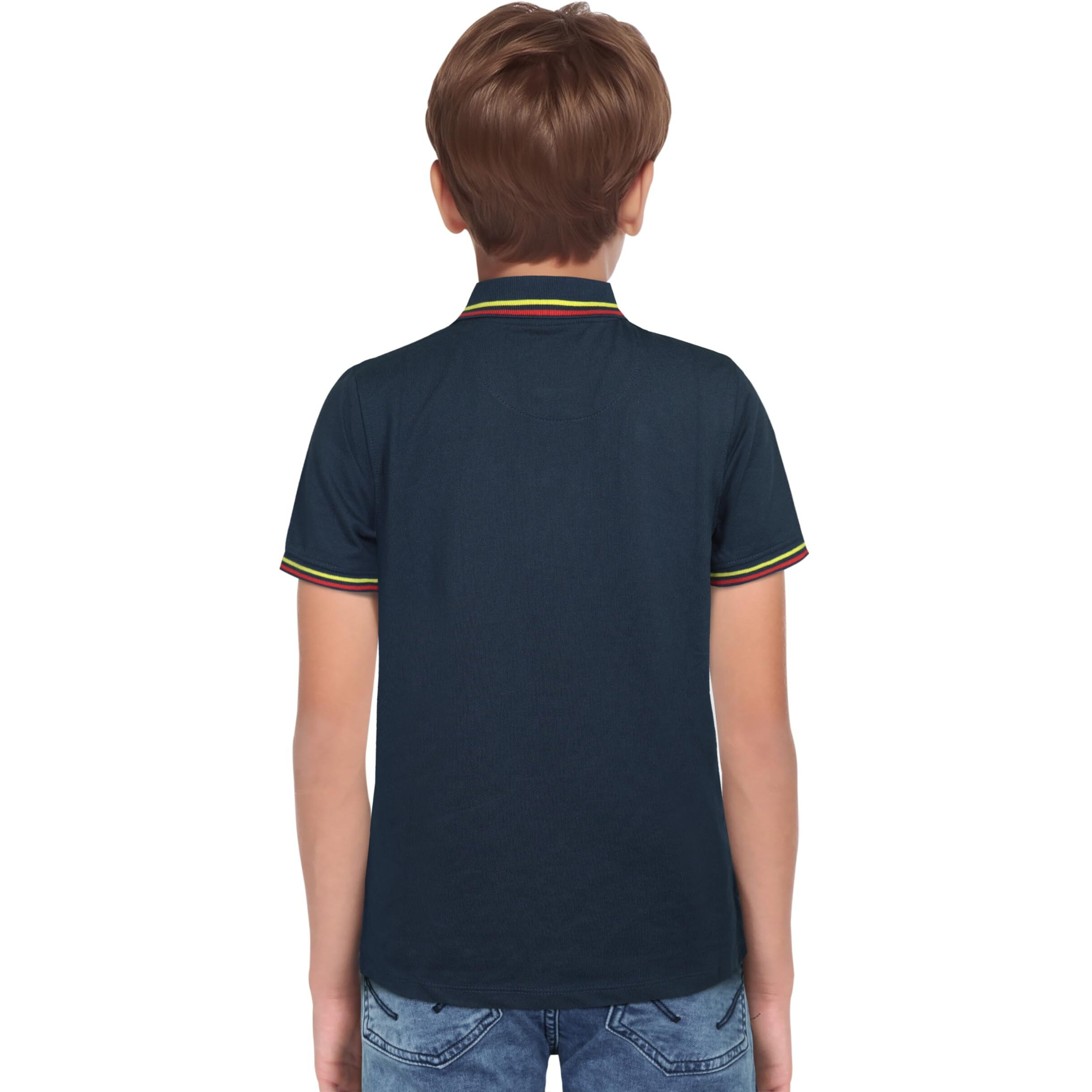Allen Solly Junior Boys T-Shirt (Abkpcrgf303593_14_Blue_Navy_13 Years-14 Years)