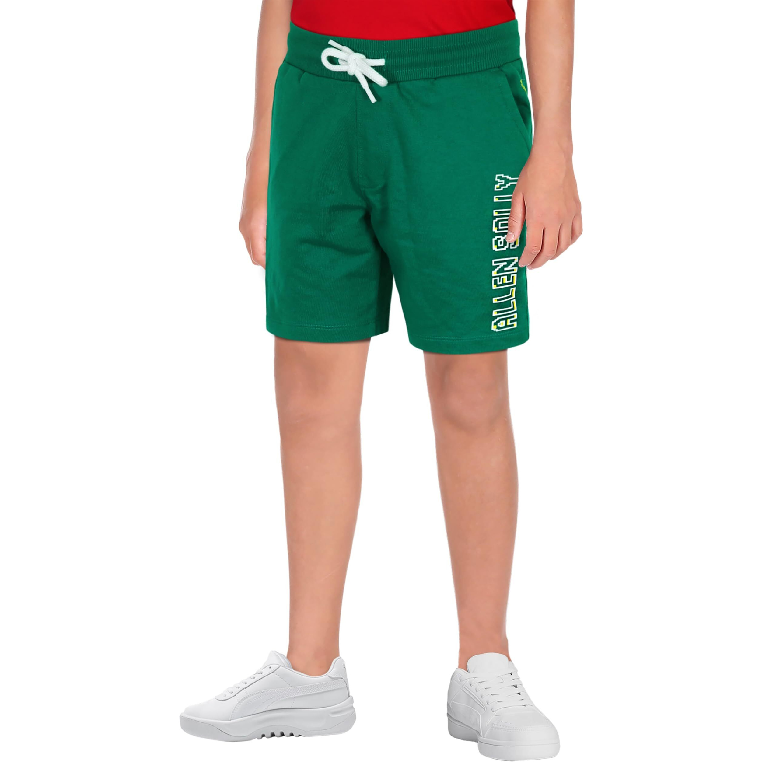 Allen Solly Junior Boys Shorts (Green_4 | 3-4 Years_ABSRERGFH19700)