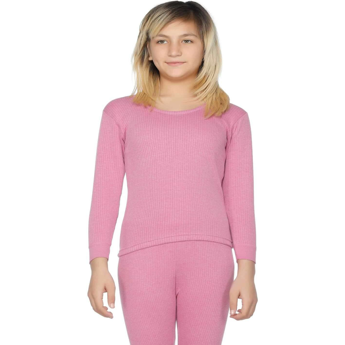 BODYCARE Insider Kids Thermal Top & Bottom Set (Fuchsia 40CM | 6-12 Months)