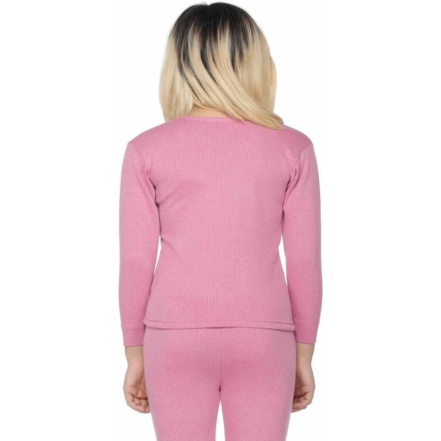 BODYCARE Insider Kids Thermal Top & Bottom Set (Fuchsia 40CM | 6-12 Months)