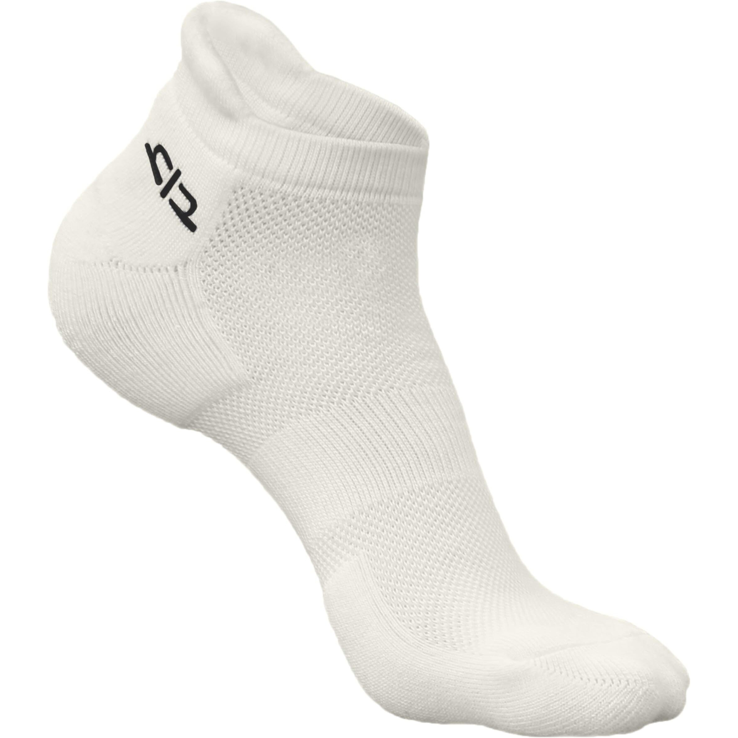 HEELIUM Bamboo Socks For Men Ankle Length Anti-Odour & Breathable Padded Base & Anti-Bacterial Softer Than Cotton Made In India White