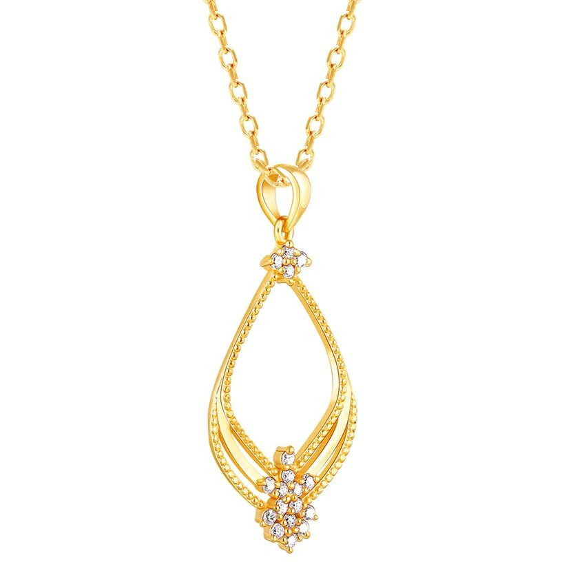 GIVA 925 Silver Golden Princess Pendant With Link Chain| Rakhi Rakshabandhan Gift for Sister Bhabhi, Gifts for Women & Girls | With Certificate of Authenticity and 925 Stamp | 6 Months Warranty*