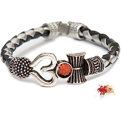 To The Nines Designer Bracelet Rakhi/Band for Beloved Brother with Tilak Material
