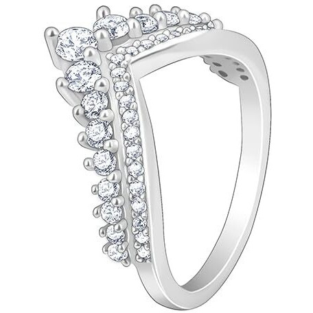 GIVA 925 Silver Tiara Vanki Ring,Fixed Size, Indian - 12, US - 6 | Rakhi Rakshabandhan Gift for Sister Bhabhi| With Certificate of Authenticity and 925 Stamp | 6 Months Warranty*
