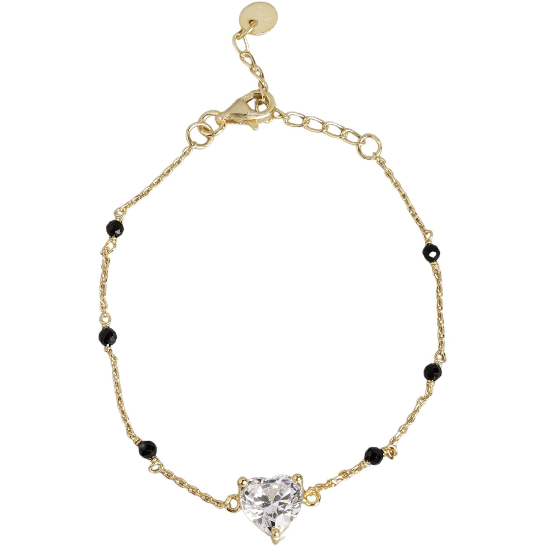 ZAVYA 925 Sterling Silver Cubic Zirconia Modest Gold Plating Chain Bracelet Rakhi Rakshabandhan Gift for Sister Bhabhi, Gifts for Women & Girls | With Certificate of Authenticity and 925 Hallmark