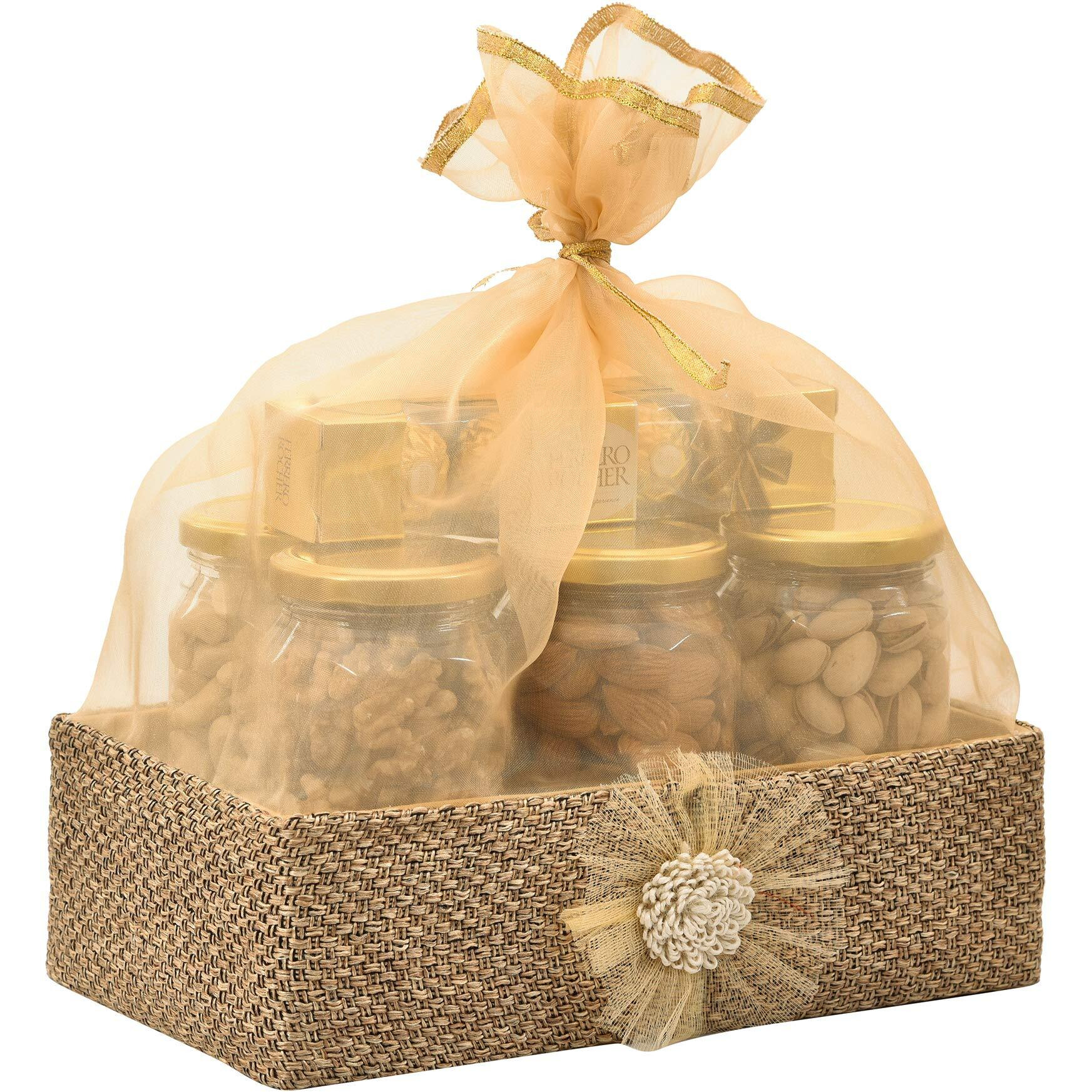 NUTRI MIRACLE Raksha Bandhan Hamper for Brother| Sisiter |Rakhi celebration with Dry Fruits and Chocolates|Birthday and Anniversary