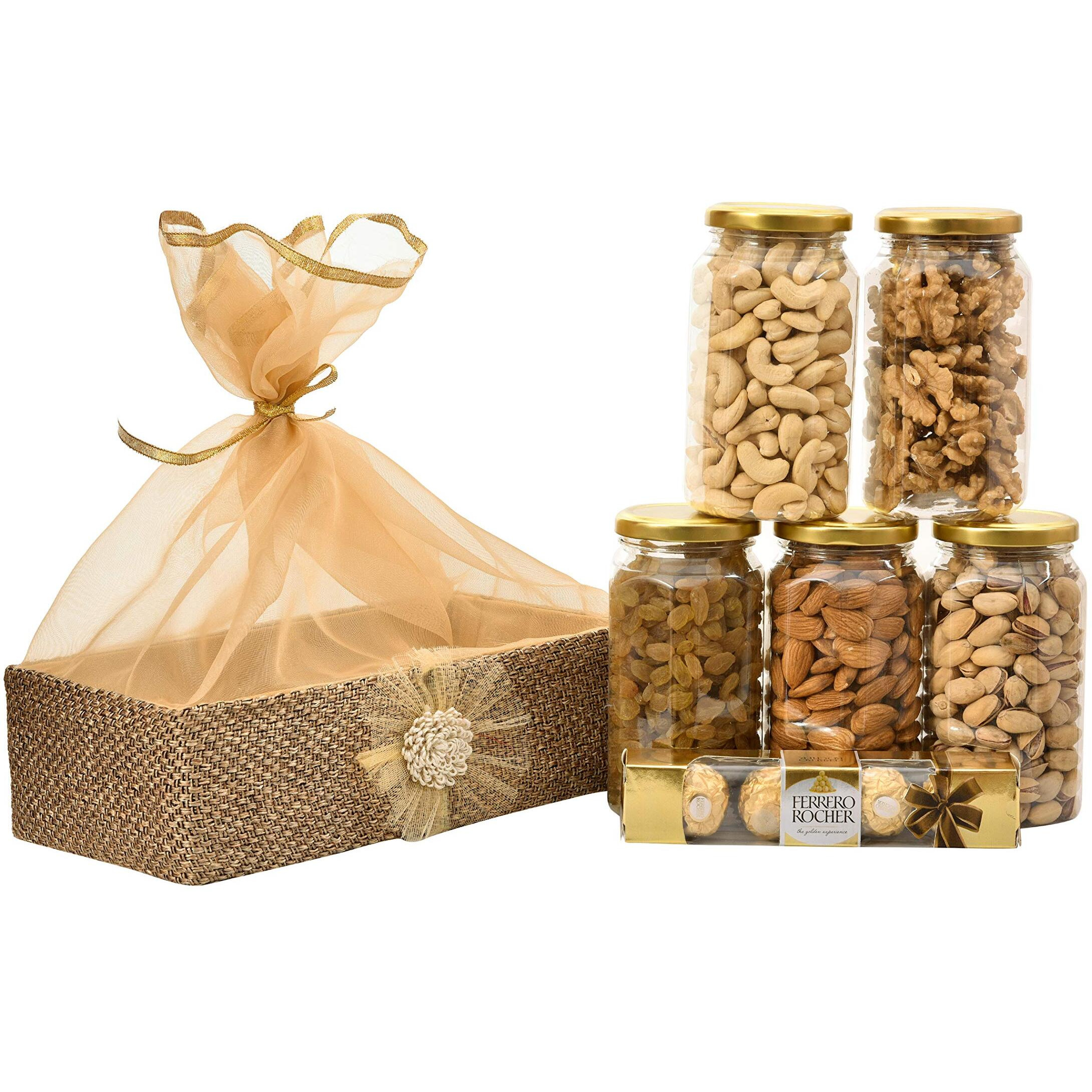 NUTRI MIRACLE Rakhi Celebration Pack |Healthy Gifts with Dry Fruits and Chocolates|Anniversary and Birthday gift