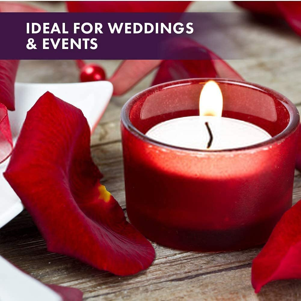 AMBLIC Tea Lights Candles Wax Unscented Long Time 8-9 Hours Burning Tea Lights Candles Diya for Diwali,Home-Decor,SPA,Festival,Wedding Receptions,Birthday, Celebrations Party, More (Pack of 200)
