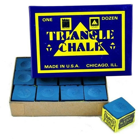Laxmi Ganesh Billiard Snooker Blue Chalk -12 Piece