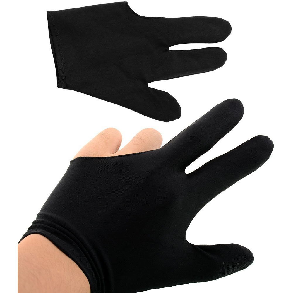 Laxmi Ganesh Billiard Nylon Gloves for Billards , Black
