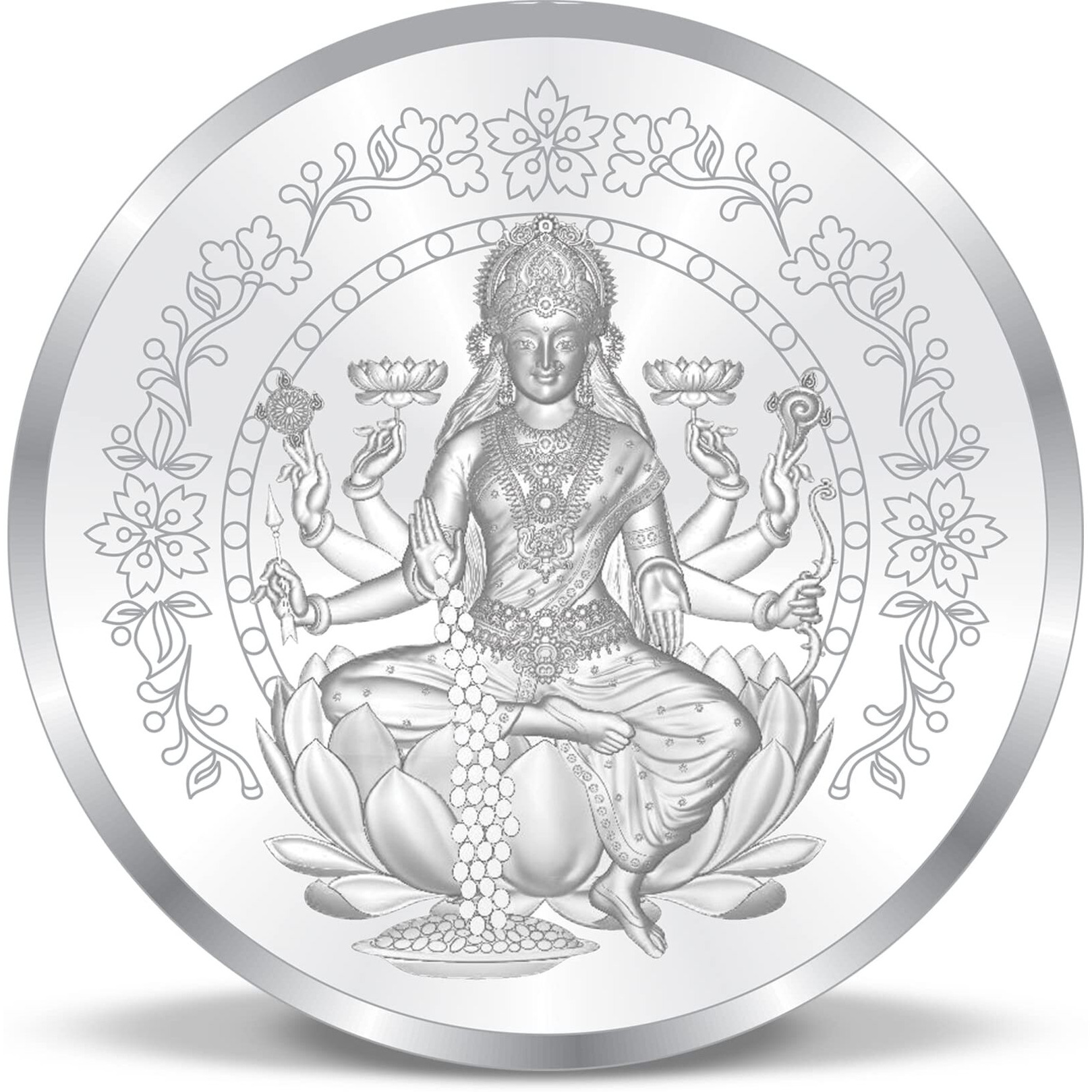 ACPL Precious Moments BIS Hallmarked Silver Coin Ganesh Lakshmi 999 Pure (Lakshmi Ji)
