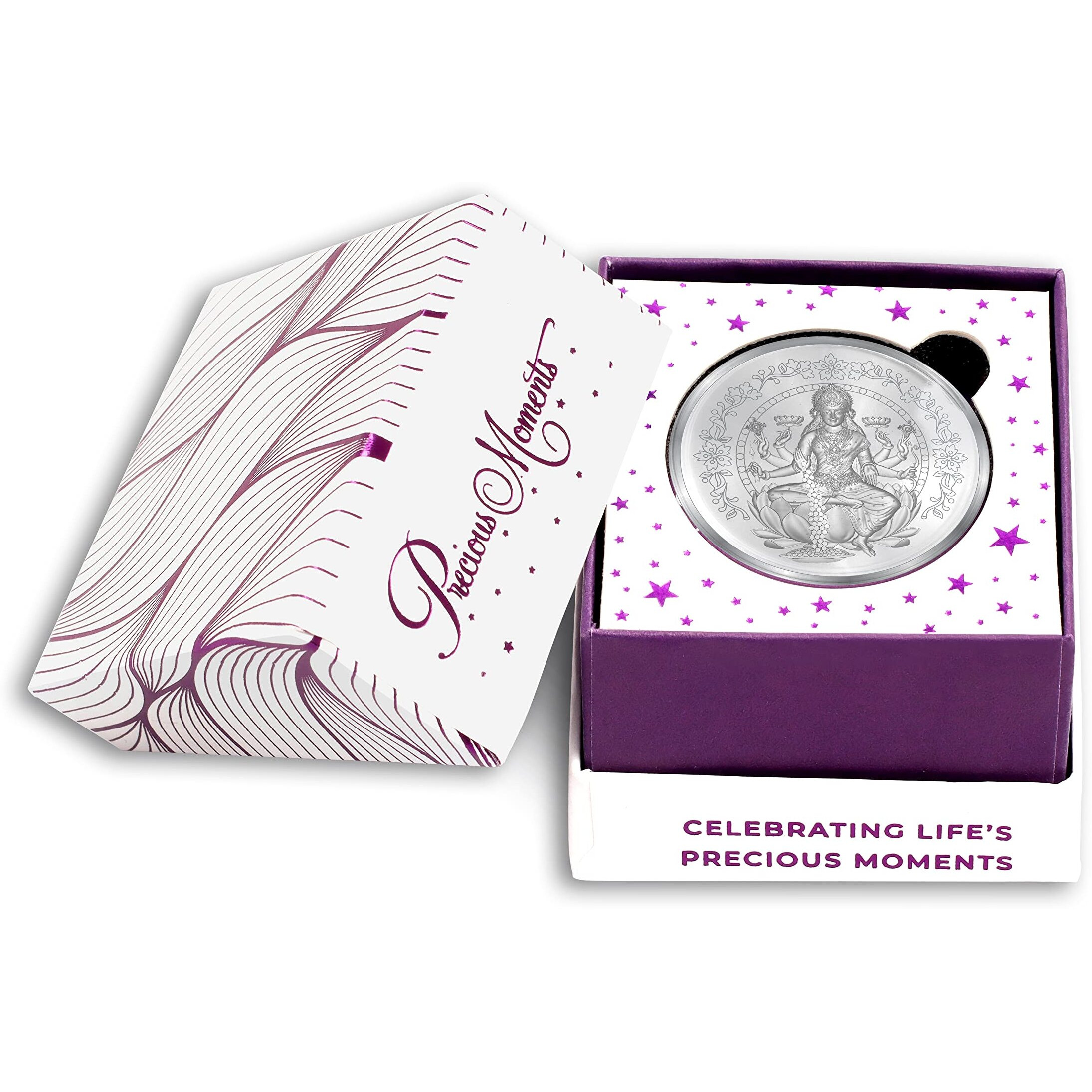 ACPL Precious Moments BIS Hallmarked Silver Coin Ganesh Lakshmi 999 Pure (Lakshmi Ji)