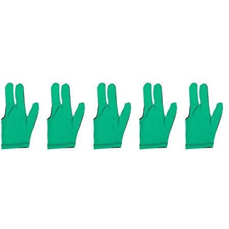 Laxmi Ganesh Billiard Pool Snooker Glove (Pack of 5 Pieces) (Green)