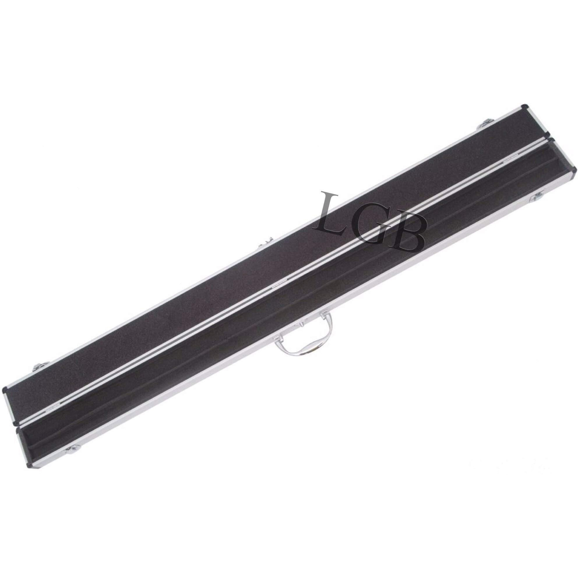 Laxmi Ganesh Billiard Snooker and Pool cue case for 3/4 cue Leather Black