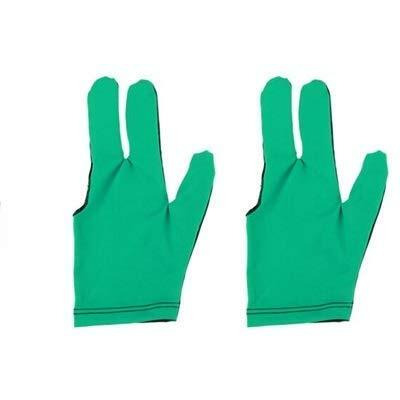 Laxmi Ganesh Billiard Snooker and Pool Glove (Pack of 2 Pieces) (Green)