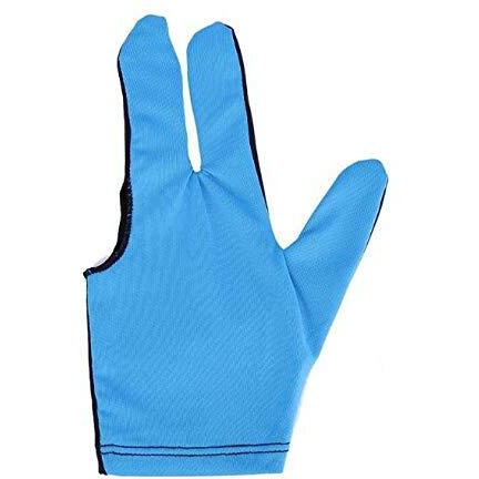 Laxmi Ganesh Billiard Snooker and Pool Glove (Pack of 2 Pieces) (Sky Blue)