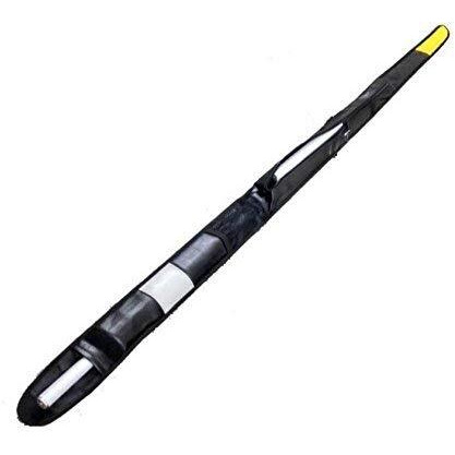 Laxmi Ganesh Billiard Quarter CUE Cover with Zipper Pocket and Holding Belt Leather Black