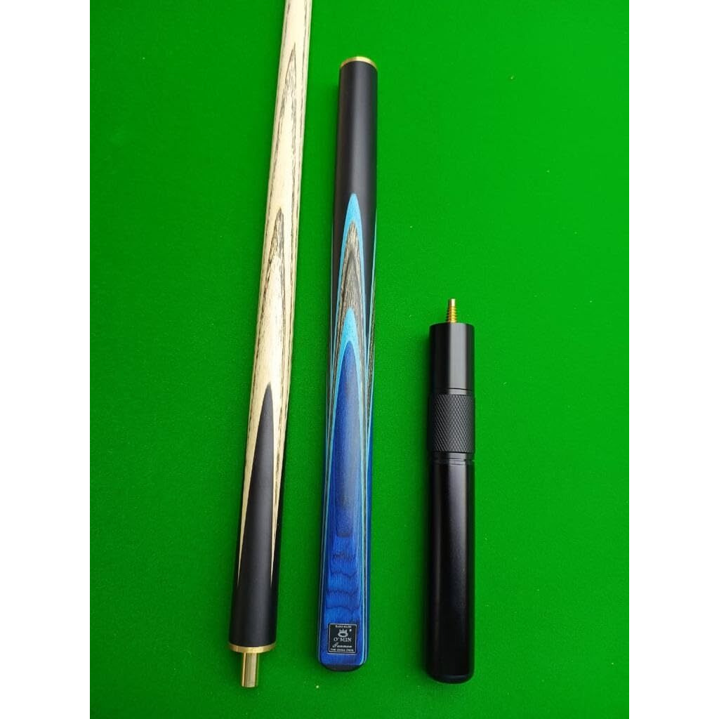 Laxmi Ganesh Billiard Combo of Snooker Omin cue Extension with cue case Rosewood Black