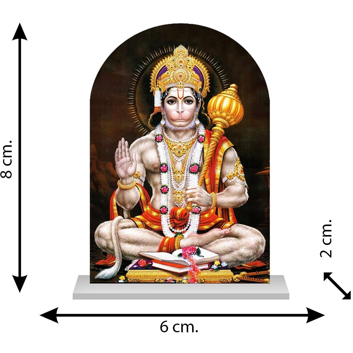 AUTOEASY Hanuman Ganesh Idol for Car Dashboard/Home/Pooja/Office/Study Table/Decoration