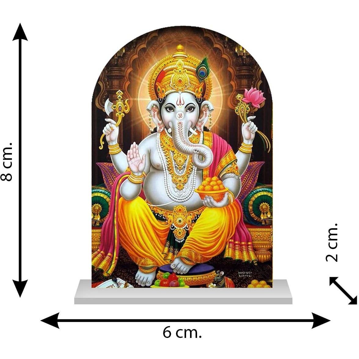 AUTOEASY Hanuman Ganesh Idol for Car Dashboard/Home/Pooja/Office/Study Table/Decoration